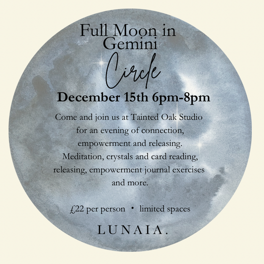 Full Moon in Gemini Circle - December 15th