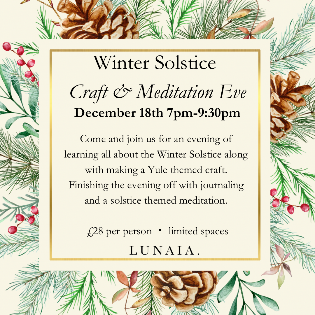 Winter Solstice Craft & Meditation Eve - December 18th