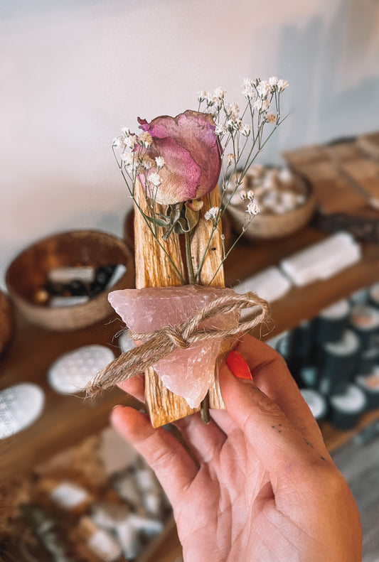 Palo Santo & Rose Quartz Bundle