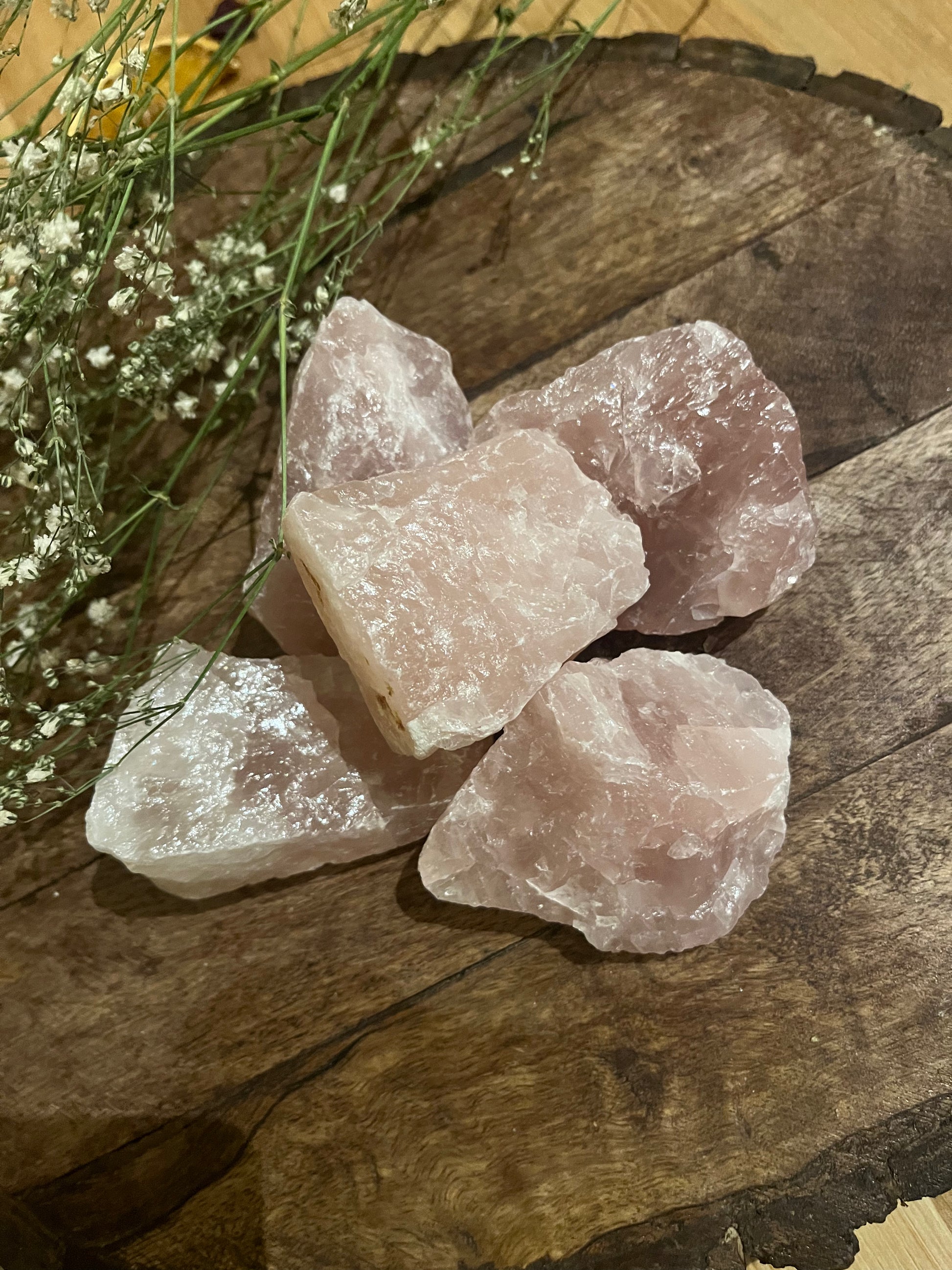 Raw online rose quartz