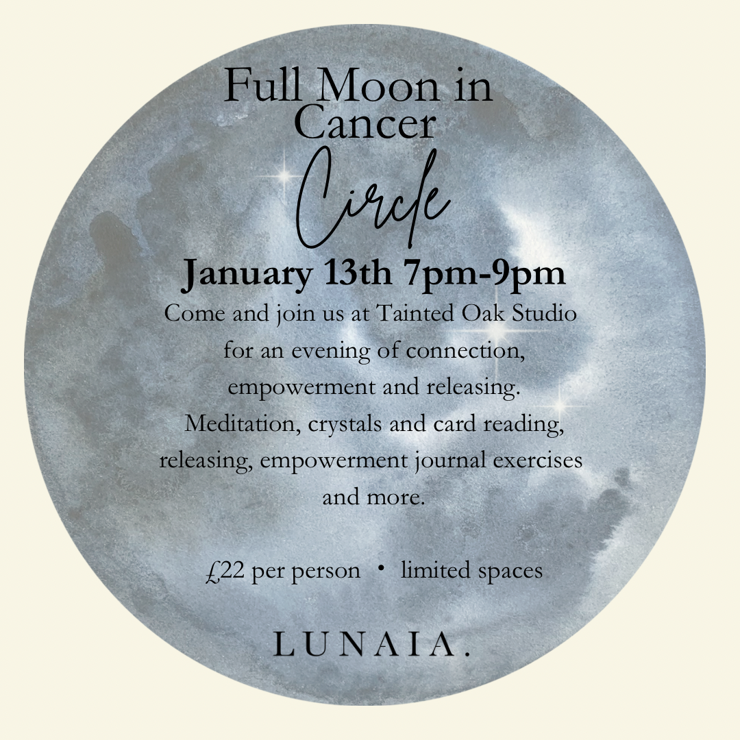 Full Moon in Cancer Circle - January 13th