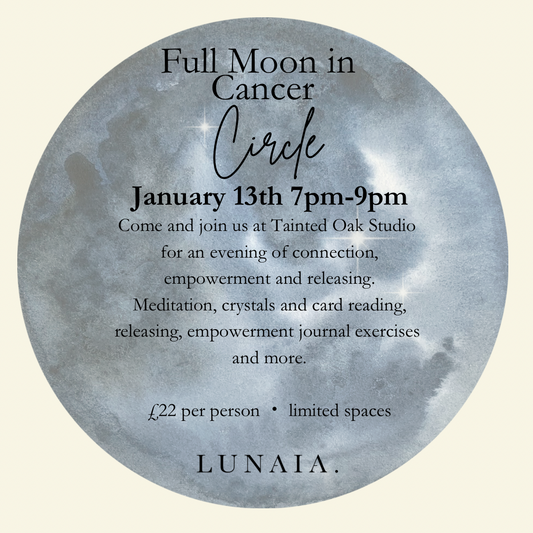 Full Moon in Cancer Circle - January 13th