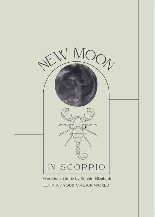 New Moon in Scorpio (October 20th) Workbook (Digital File)