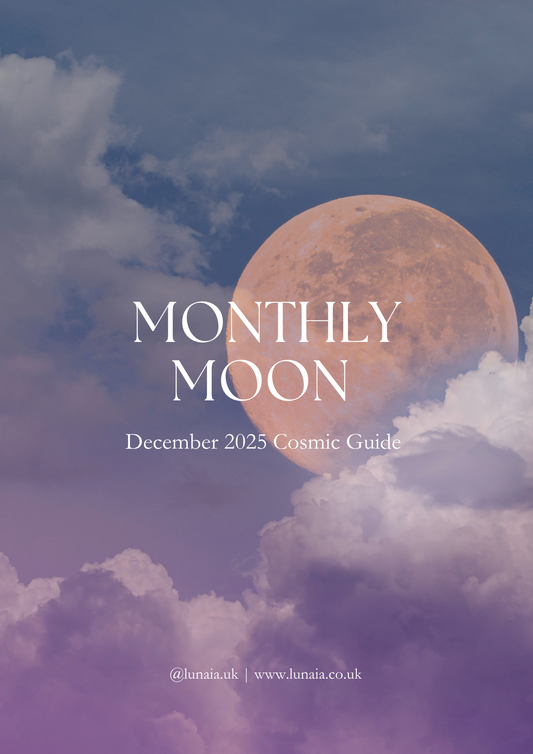 Monthly Moon - January 2026 Cosmic Guide (Digital File)