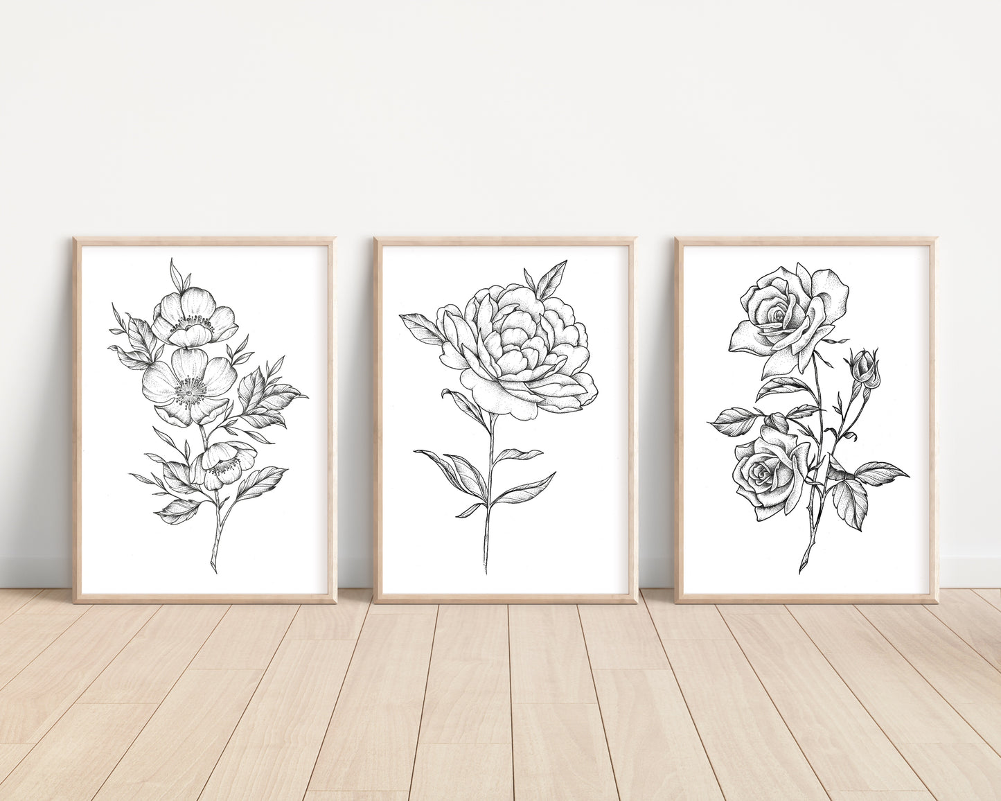 Botanical Art Prints (Set of 3 or individual)